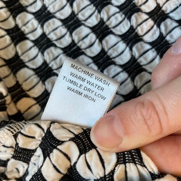 Tianello Ashton Tunic Top XL Knit Jersey White Black Boho Beach Steve Barraza - Picture 10 of 16